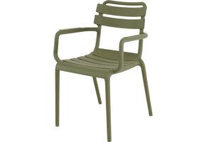 Lesli Living - Bistrostoel Torvi - Groen - 54x56x81cm