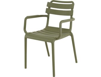 Lesli Living - Bistrostoel Torvi - Groen - 54x56x81cm