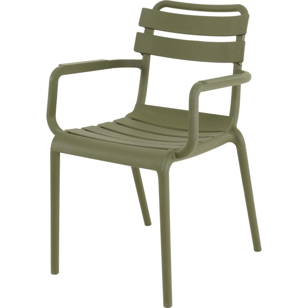 Lesli Living - Bistrostoel Torvi - Groen - 54x56x81cm