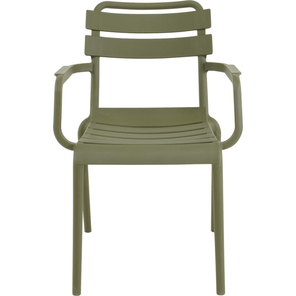 Lesli Living - Bistrostoel Torvi - Groen - 54x56x81cm