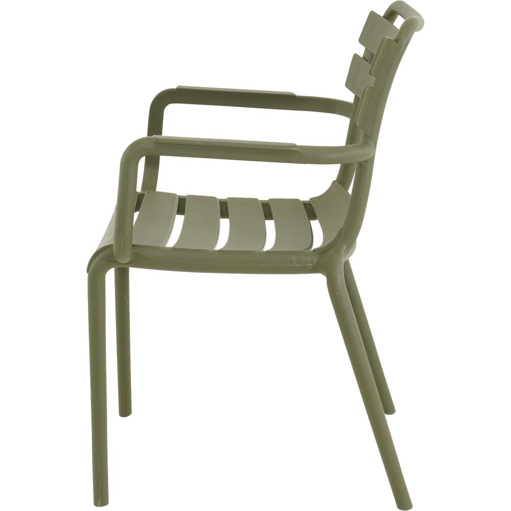 Lesli Living - Bistrostoel Torvi - Groen - 54x56x81cm