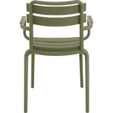 Lesli Living - Bistrostoel Torvi - Groen - 54x56x81cm