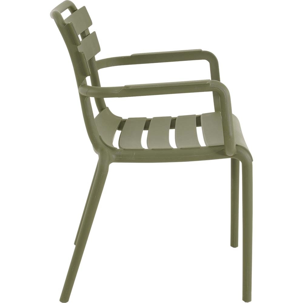 Lesli Living - Bistrostoel Torvi - Groen - 54x56x81cm