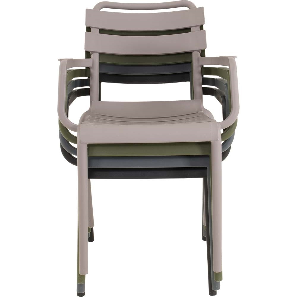 Lesli Living - Bistrostoel Torvi - Groen - 54x56x81cm