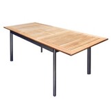 Lesli Living - Tuintafel Monza - Antraciet - 152∕210x89x75,5cm