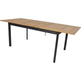 Lesli Living - Tuintafel Monza - Antraciet - 152∕210x89x75,5cm