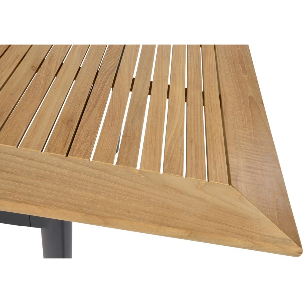 Lesli Living - Tuintafel Monza - Antraciet - 152∕210x89x75,5cm