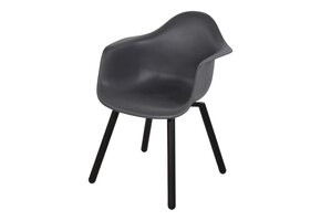 Lesli Living - Bistrostoel Montreux - Grijs - 62,5x44x82,5cm