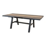Lesli Living - Tuintafel Brixton - Grijs - 170/220x102cm