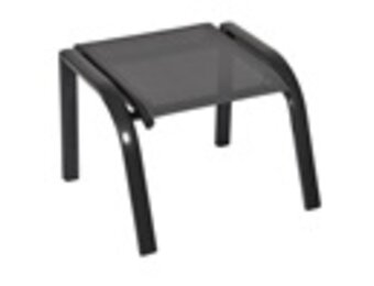 Lesli Living - Voetenbank Mojito - Antraciet - 57x54x42cm