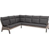 Lesli Living - Loungebank Treviso - Taupe - 200x86x94cm