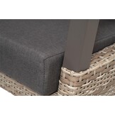 Lesli Living - Loungebank Treviso - Taupe - 200x86x94cm