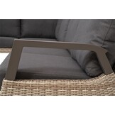 Lesli Living - Loungebank Treviso - Taupe - 200x86x94cm