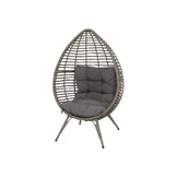 Lesli Living - Bistrostoel Chill - Grijs - 99x91x156cm