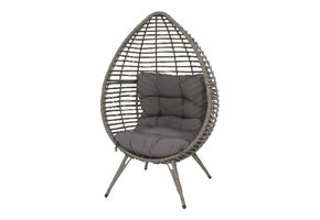 Lesli Living - Bistrostoel Chill - Grijs - 99x91x156cm