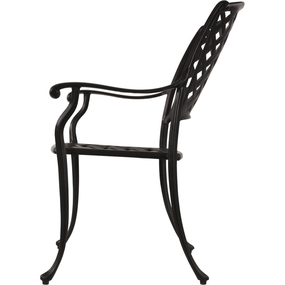 Lesli Living - Bistrostoel Westminster - Grijs - 61x66x91cm - Set van 4