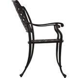 Lesli Living - Bistrostoel Westminster - Grijs - 61x66x91cm - Set van 4