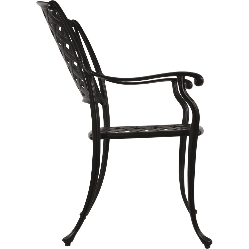 Lesli Living - Bistrostoel Westminster - Grijs - 61x66x91cm - Set van 4