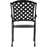 Lesli Living - Bistrostoel Westminster - Grijs - 61x66x91cm - Set van 4