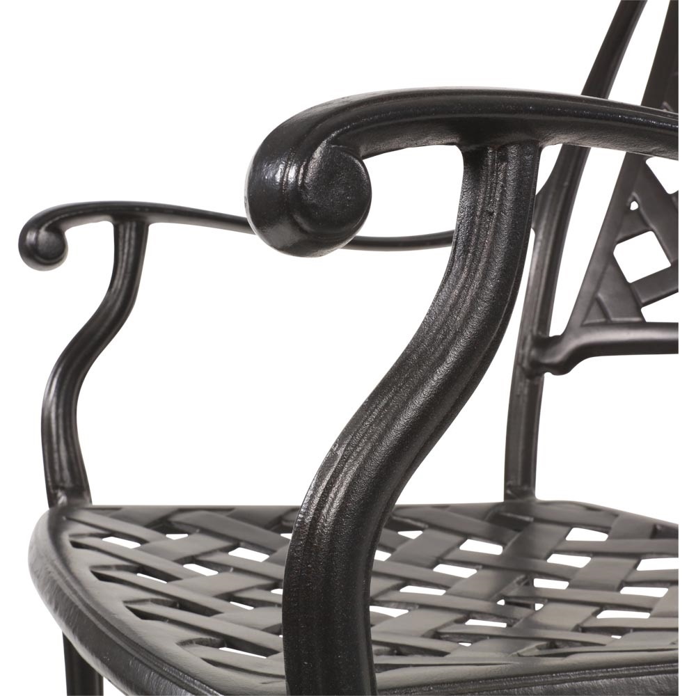Lesli Living - Bistrostoel Westminster - Grijs - 61x66x91cm - Set van 4