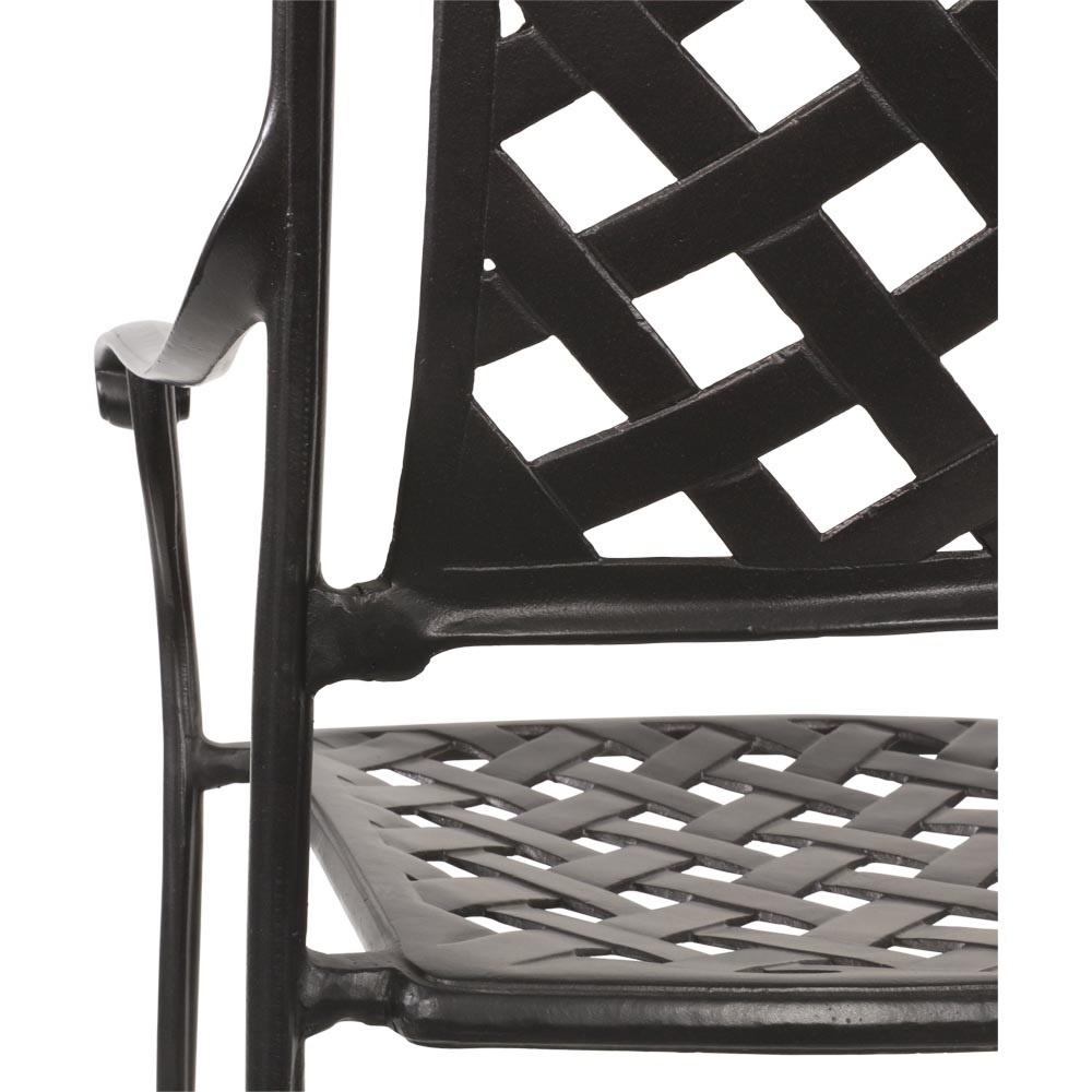 Lesli Living - Bistrostoel Westminster - Grijs - 61x66x91cm - Set van 4