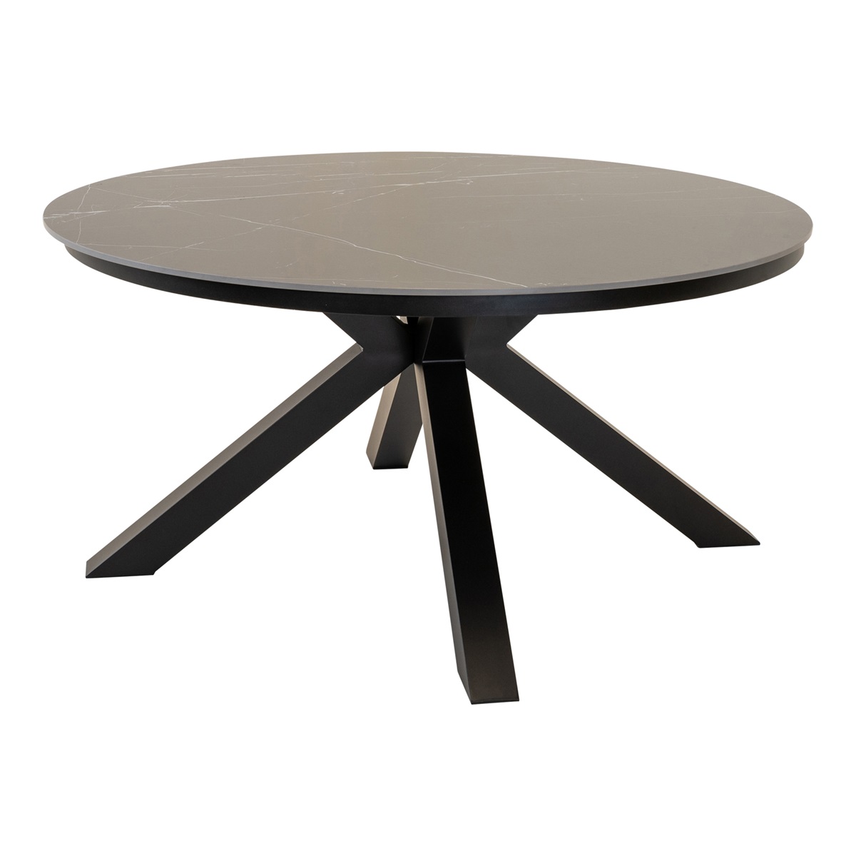 Lesli Living - Tuintafel Portoro - Grijs - Ø158cm
