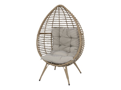 Lesli Living - Bistrostoel Chill - Zwart - 99x91x156cm