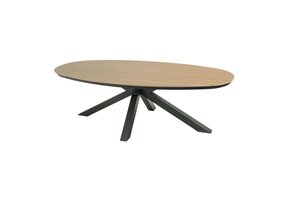 Lesli Living - Tuintafel Arezzo - Antraciet - 240x113x74cm