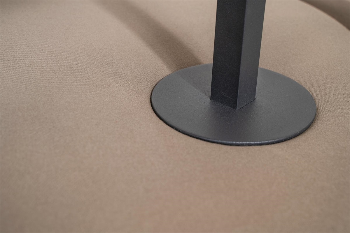 Lesli Living - Loungebank Calidad - Antraciet - 212x89x78cm