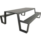 Lesli Living - Picknickset Estilo - Antraciet - 220x183x74cm