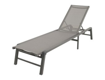 Lesli Living - Ligbed Lazzaro - Antraciet - 56x193xx31cm