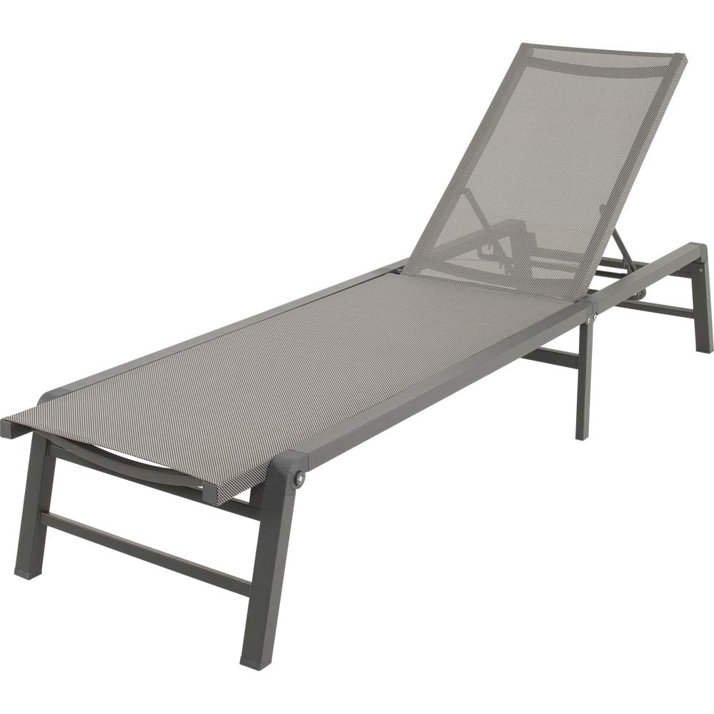 Lesli Living - Ligbed Lazzaro - Antraciet - 56x193xx31cm