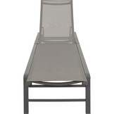 Lesli Living - Ligbed Lazzaro - Antraciet - 56x193xx31cm