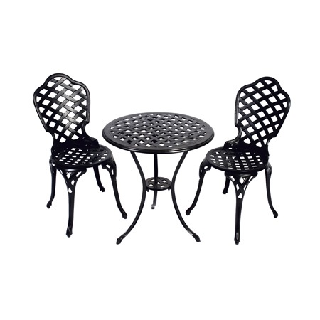 Lesli Living - Bistroset Leeds - Grijs - Ø60x66cm