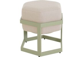 Lesli Living - Voetenbank Esagono - Groen - 48x41,5x47,5cm