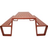 Lesli Living - Picknickset Estilo - Rood - 220x183x74cm