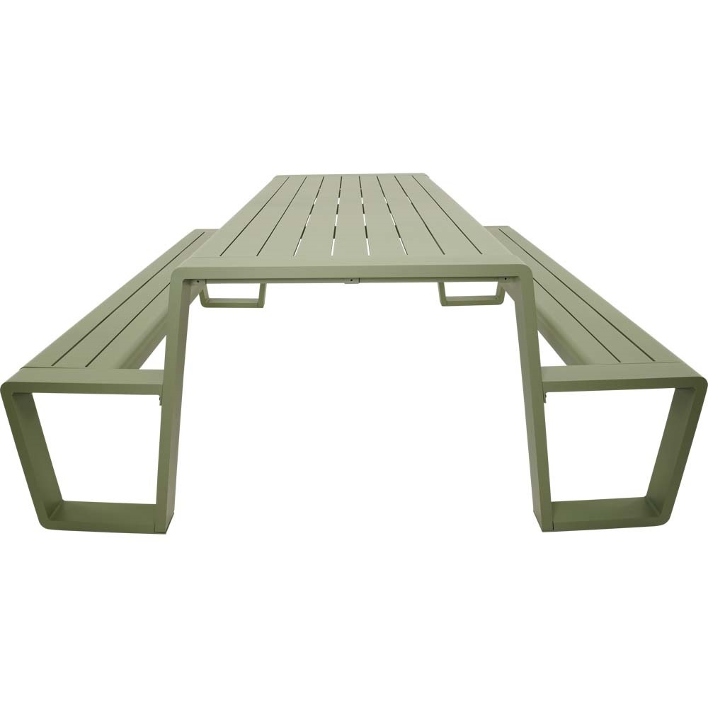 Lesli Living - Picknickset Estilo - Groen - 220x183x74cm