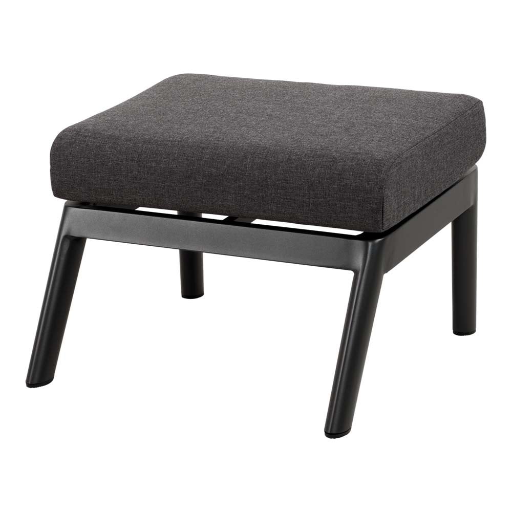 Lesli Living - Voetenbank Florence - Grijs - 58x58x30,5cm