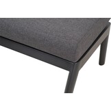 Lesli Living - Voetenbank Florence - Grijs - 58x58x30,5cm