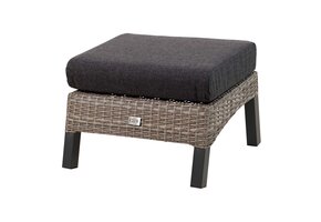 Lesli Living - Voetenbank Treviso - Grijs - 60x57,5x31cm