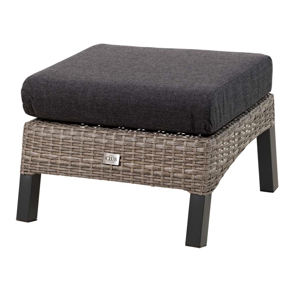 Lesli Living - Voetenbank Treviso - Grijs - 60x57,5x31cm