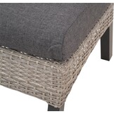 Lesli Living - Voetenbank Treviso - Grijs - 60x57,5x31cm