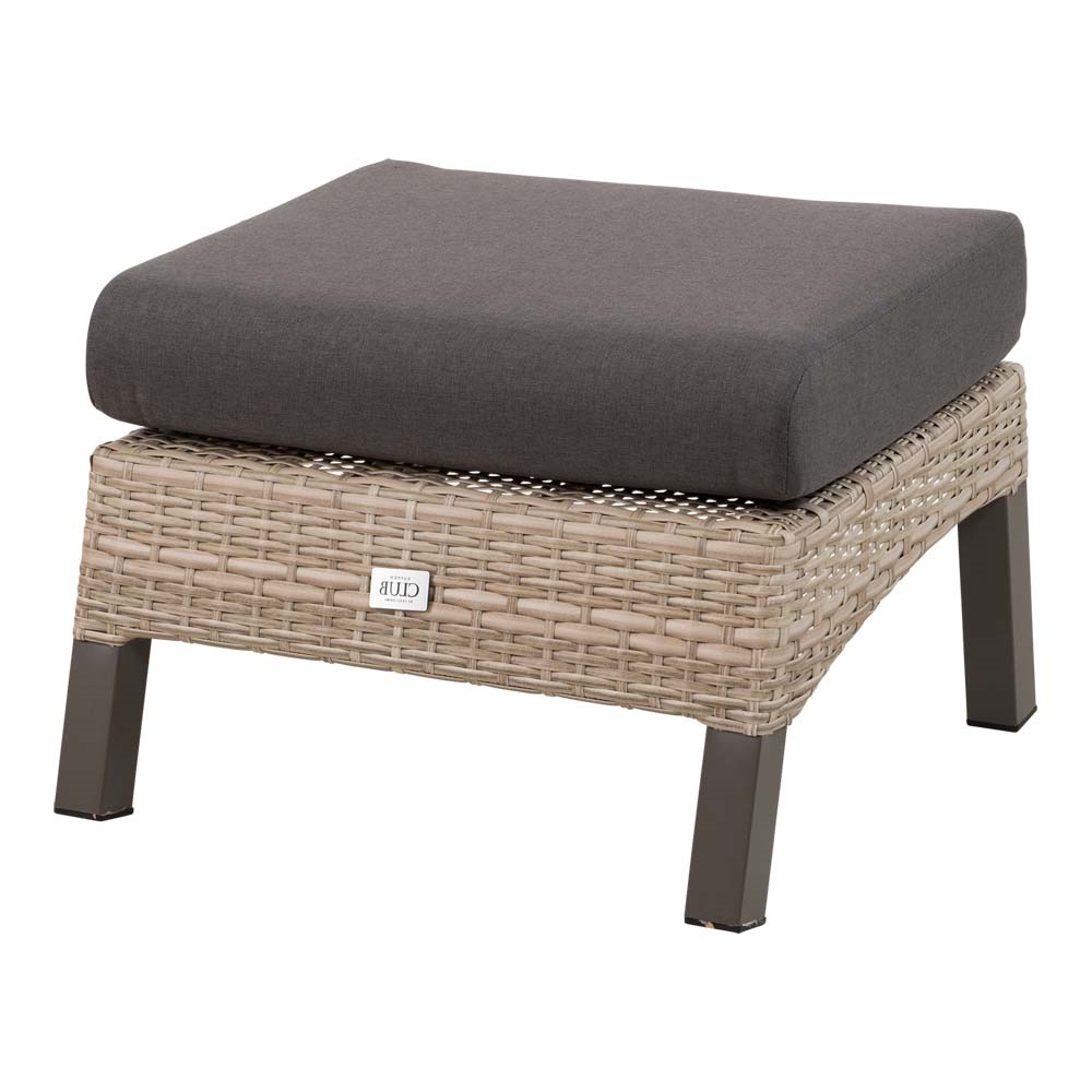 Lesli Living - Voetenbank Treviso - Taupe - 60x57,5x31cm