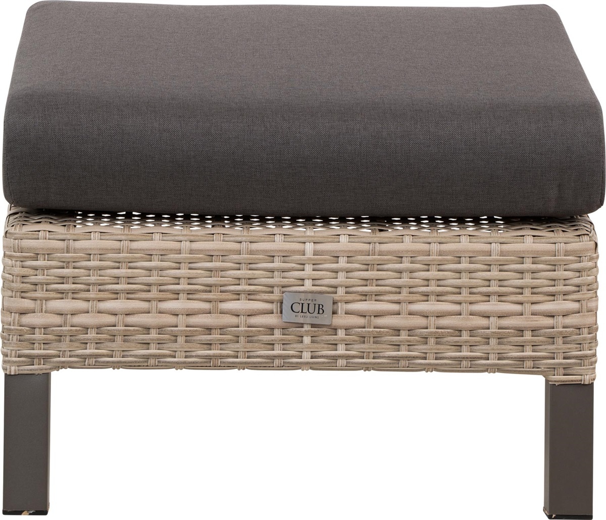 Lesli Living - Voetenbank Treviso - Taupe - 60x57,5x31cm