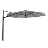 Lesli Living - Push-up parasol Virgo - Grijs - Ø350cm