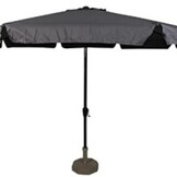 Lesli Living - Push-up parasol Libra - Grijs - Ø350cm