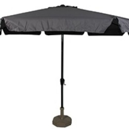 Lesli Living - Push-up parasol Libra - Grijs - Ø350cm