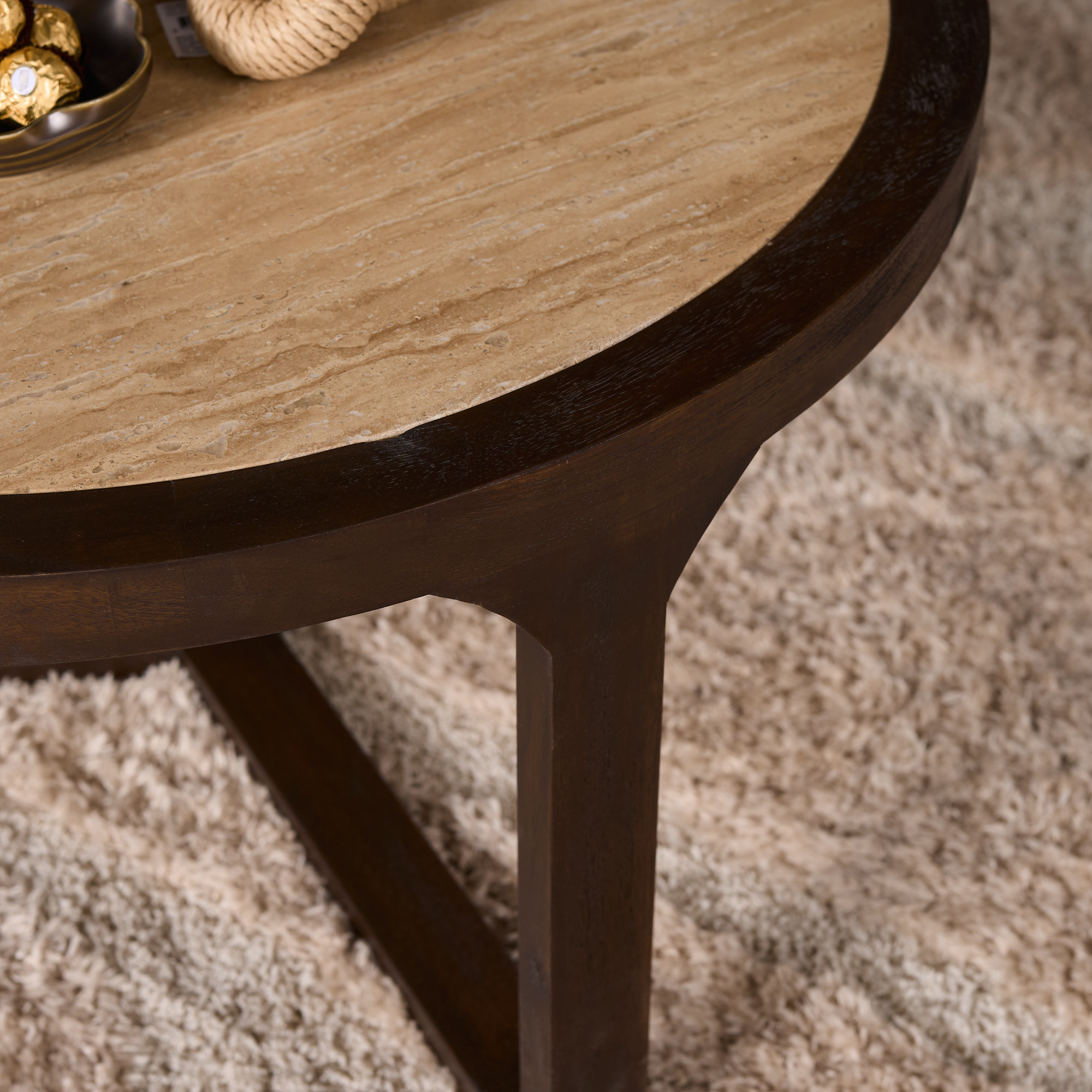 Starfurn - Salontafel - Bruin - 75x75x42 cm