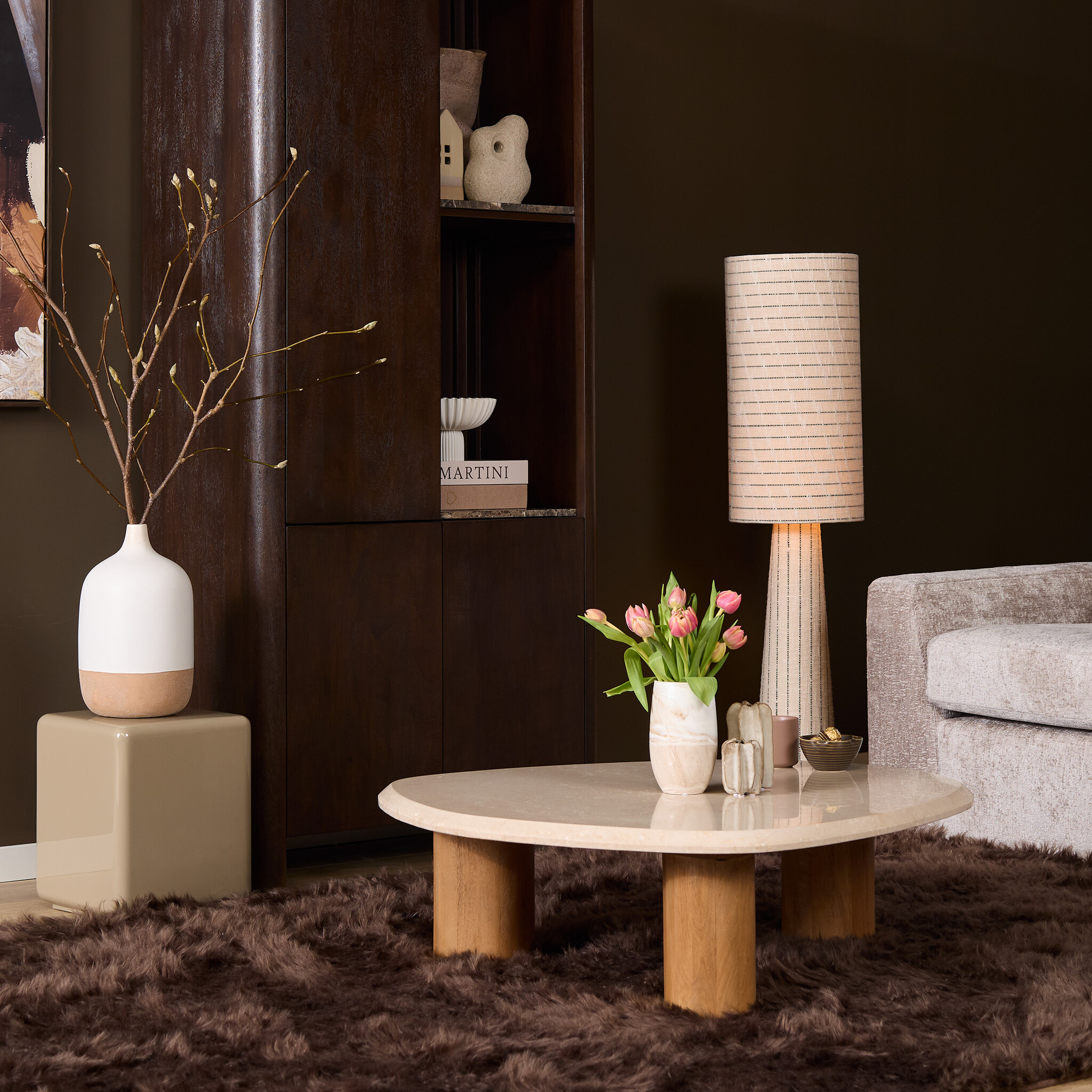 Starfurn - Salontafel  - Bruin - 90x100x30 cm