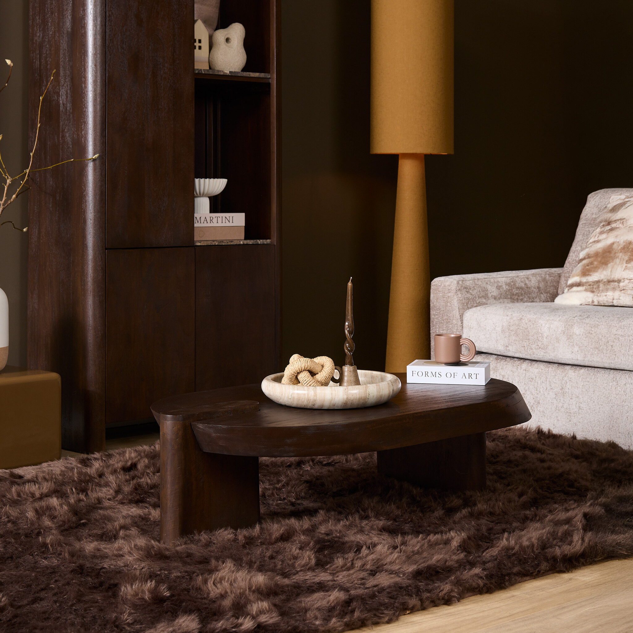 Starfurn - Salontafel Ava - Bruin - 70x125x33 cm